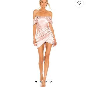 New Revolve Superdown Aurora Corset mini dress in Blush XS
